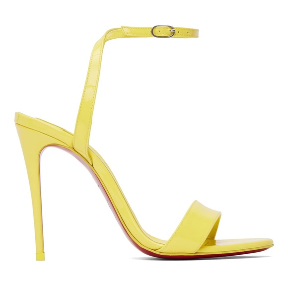Christian Louboutin Yellow Heels 38.5 - Picture 8 of 8